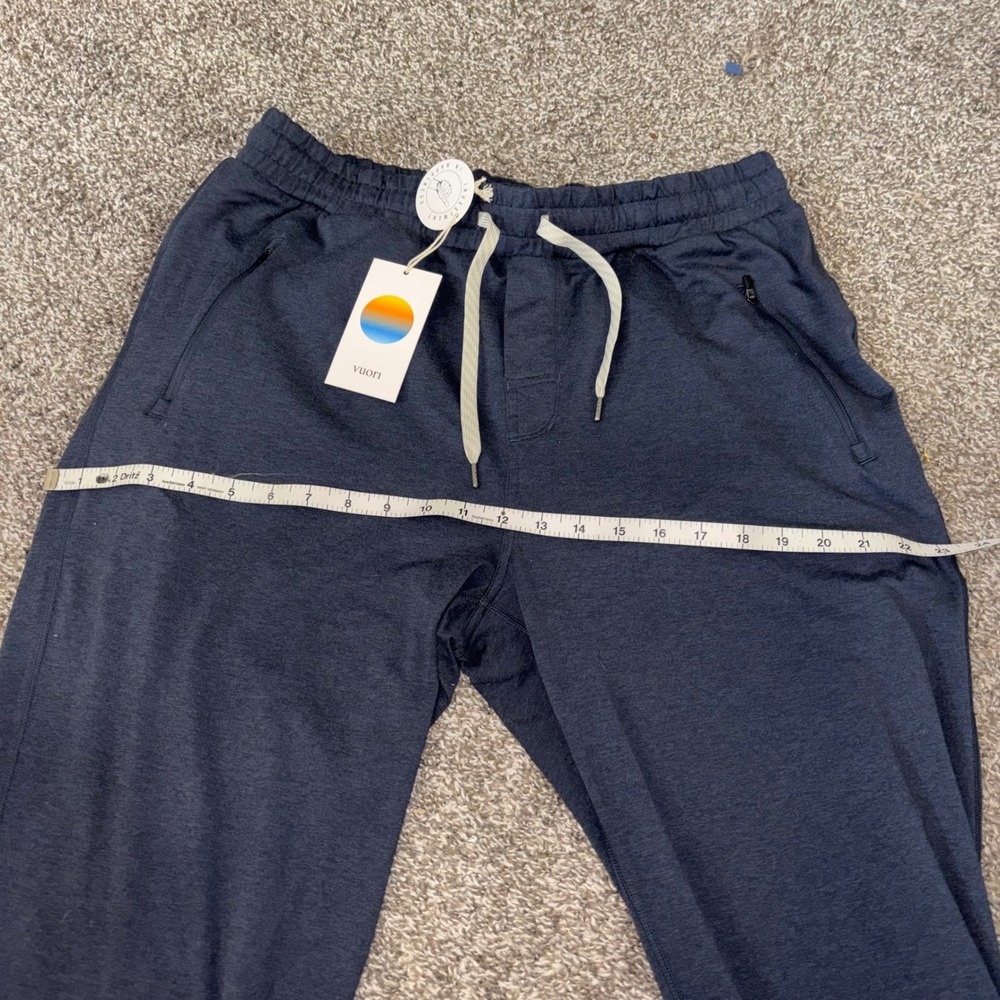 Vuori Mens Ponto Performance Jogger Azure Heather Navy Pants XL V438 NWT - Picture 4 of 8